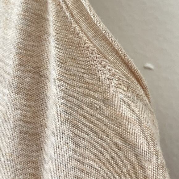 Fairy Coquette Lace Mesh Layered Tank Top Beige Cream Large Romantic‎ Y2K - Picture 7 of 9